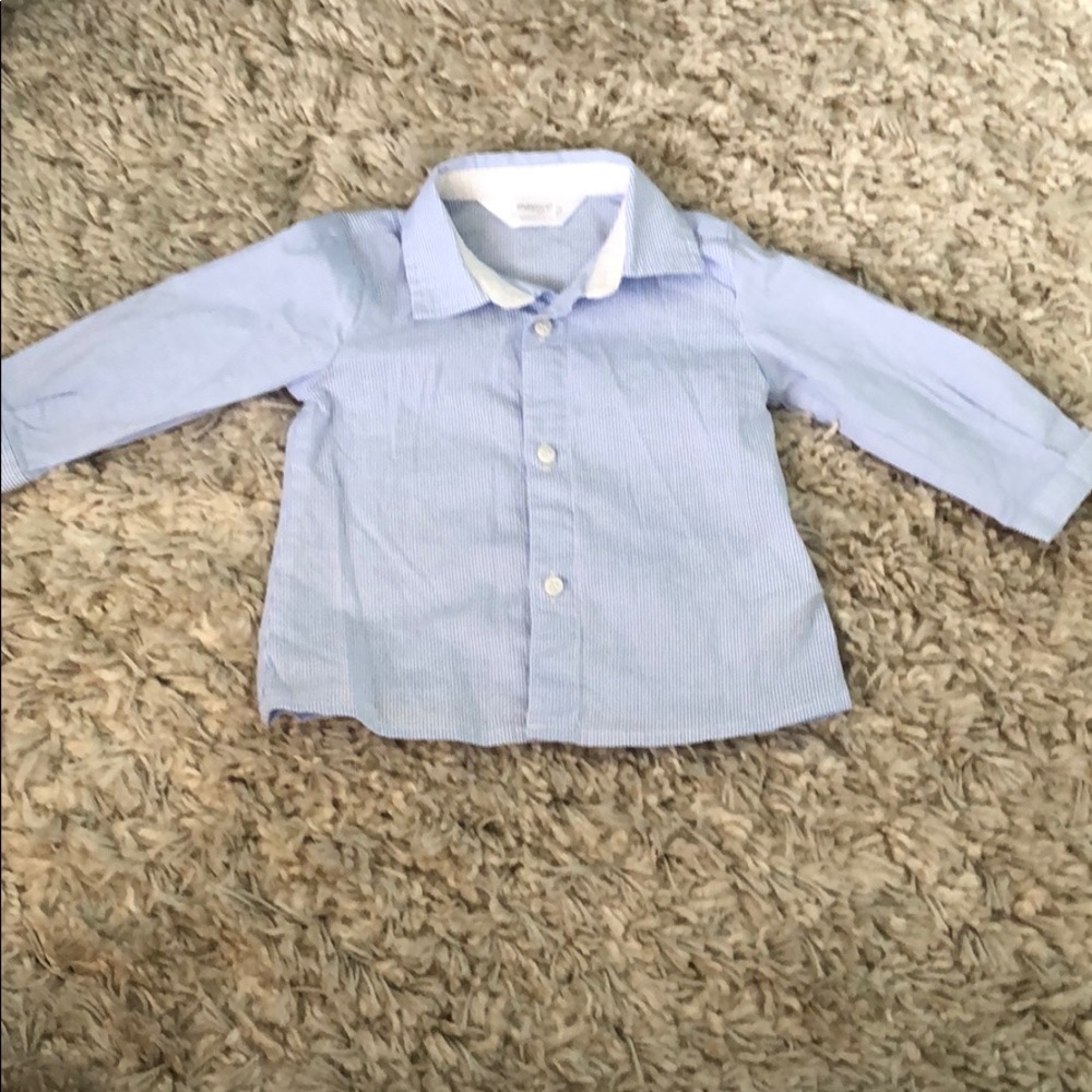 Mayoral boys pinstriped button down